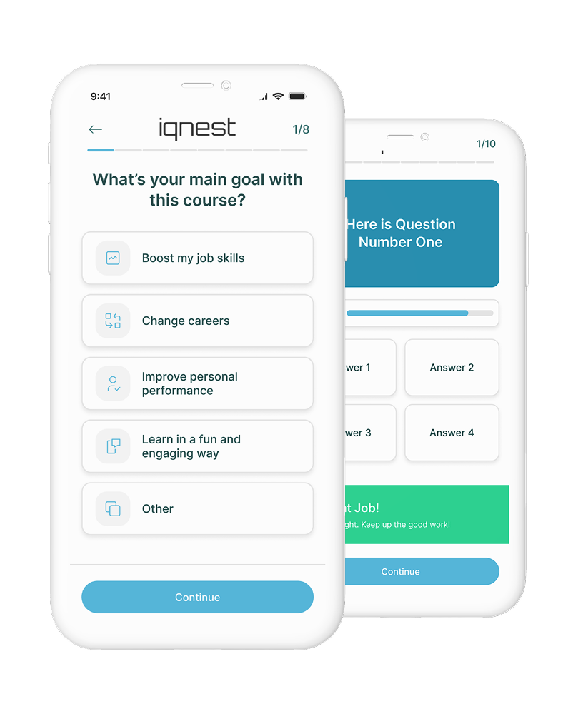 Mockup do sistema IQNEST